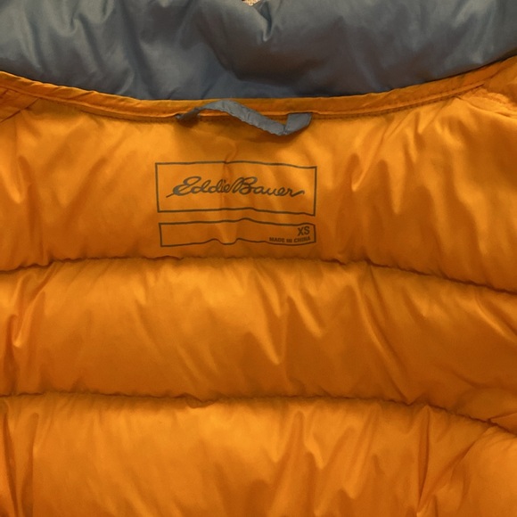 Eddie Bauer Blue Down Vest XS, EB 650 - Picture 5 of 6